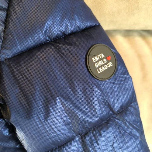 Girls' jacket size 6 Evita blue new unworn