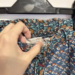 Boho floral pants for girls, size 9-10 years (140 cm)