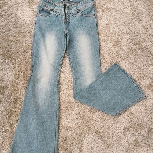 Miss Selfridge low-rise jeans like new, size S or XS, blue turquoise