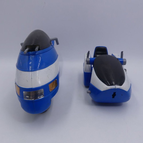 VR Troopers Turbo Cycle Bike Sidecar 1994 Saban Kenner used vintage 15 cm & 25 cm