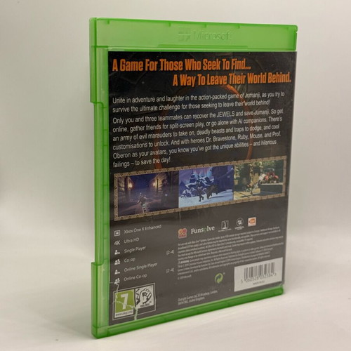 Jumanji Xbox One game used, action adventure