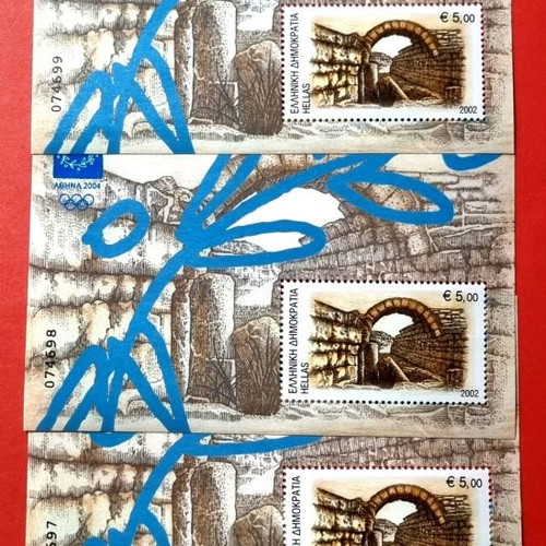 Fegie series 03/2002, 5 pieces for Athens 2004 Olympic Games
