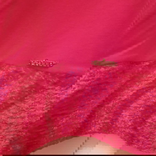 Φόρεμα για κορίτσι 8 ετών σαν καινούργιο, φουξια με γούνινο πανωφόρι