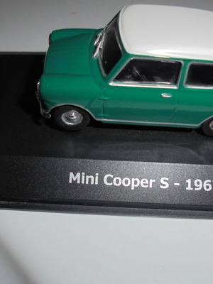 Μινιατούρα αυτοκίνητο Mini Cooper S 1967 πράσινο καινούργιο 1:43