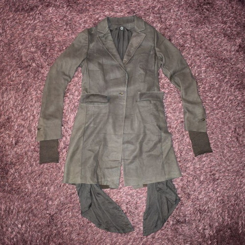 Isaac Sellam Experience leather coat size 36 used, brown