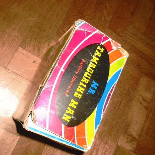 Mr. Tambourine Man rare battery toy used with original 80s box