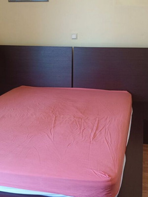 Black wenge bedroom set with storage, Japanese style