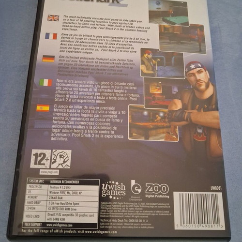 Pool Shark 2 PC CD-ROM simulation game like new