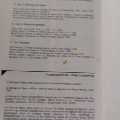 Le Mariage de Figaro book like new in French