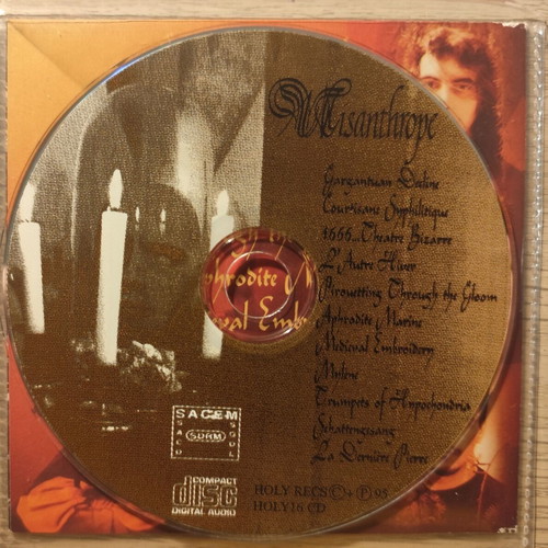 Misanthrope 1666... Theatre Bizarre Promo CD 1995 metal like new