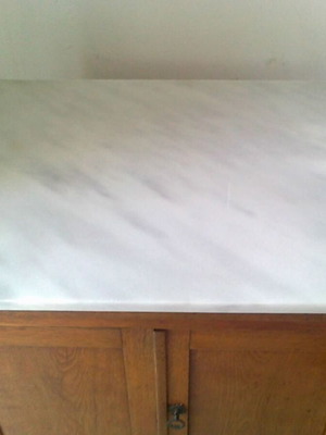 Marble surface for furniture like new, dimensions 69x65x2
