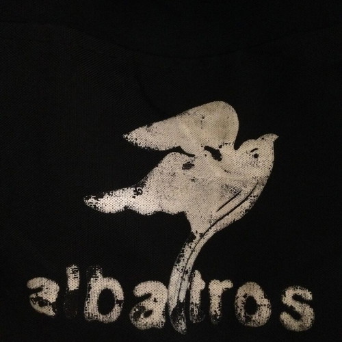 Vintage Albatros Travel Sack 65cm used with leatherette bottom