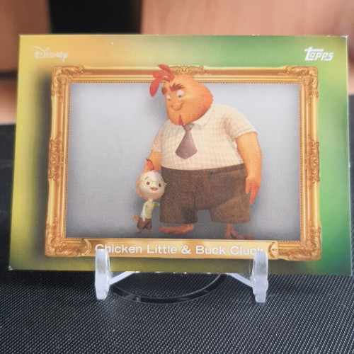 Topps Disney Neon Chicken Little & Buck Cluck sticker