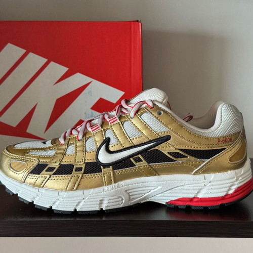 Nike P-6000 Metallic Gold new women's shoes size 36.5
