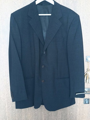 Men's jacket used, gray, size L