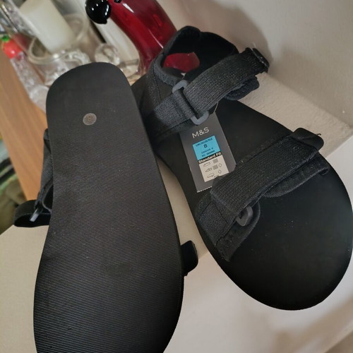 Marks & Spencer men's hiking sandals new, size 42 black