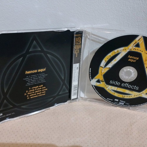 Side Effects Henos Aquí CD single used, electronic breakbeat