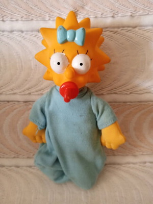 Maggie Simpson figure used, collectible