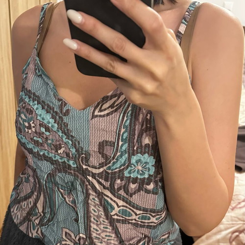 Crop top colorful Regalinas shirt like new, size M/L