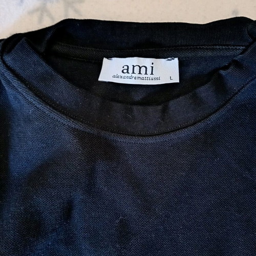 Ami Paris shirt black like new, size L fits medium