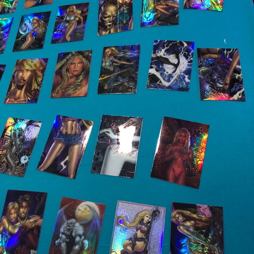 Darkchylde Chromium trading cards new complete set of 50 cards 1997 Randy Green