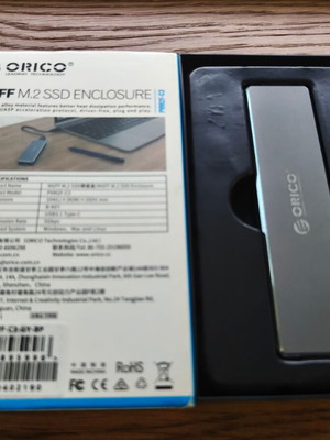 Orico PVM2F-C3 M.2 SATA SSD enclosure