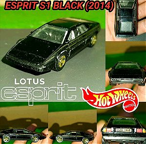 LOTUS Esprit S1 Black Hot Wheels 2014 Mattel μεταλλικό αυτοκινητάκι metal toy car model μοντέλο