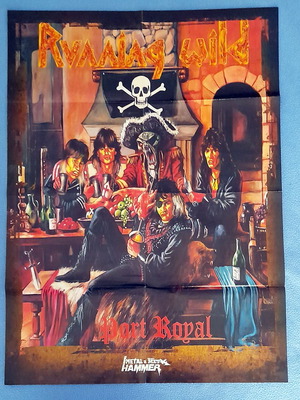 Running Wild / Sepultura poster used, double-sided, Metal Hammer