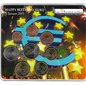 German coin euro set 2003 (A) STAD FRANKFURT AM MAIN