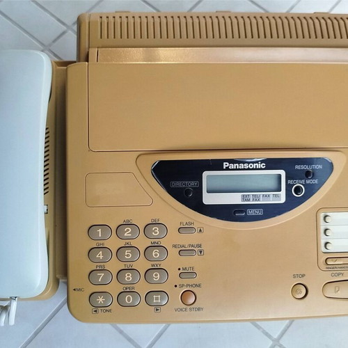 Panasonic KX-F2510 fax machine used with Auto Power On device