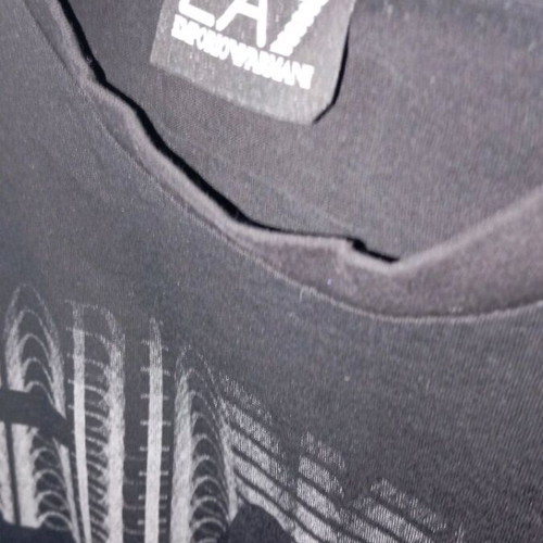 Emporio Armani EA7 men's t shirt black size medium like new