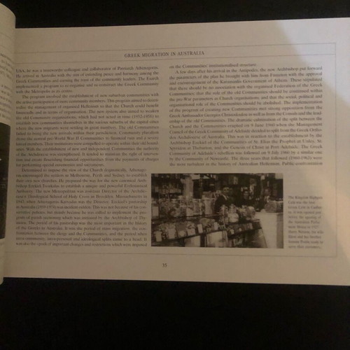 The History of Greeks of Canberra and Districts hardcover like new