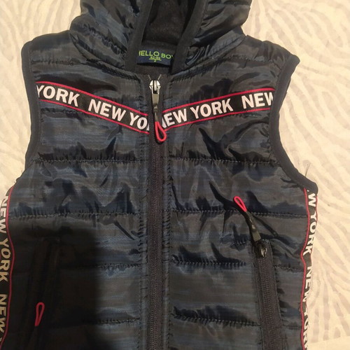 Hello Boy sleeveless jacket new