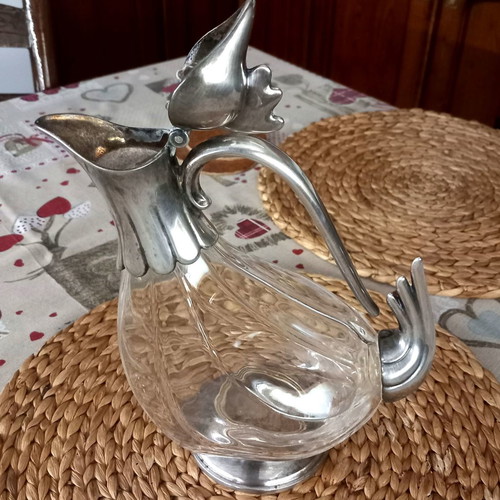 Wine carafe used, old and unique design