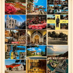 Postcard set of 15 vintage collectible cards