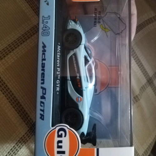 Mclaren Gulf P1 GTR scale 1:40, new, sealed in packaging