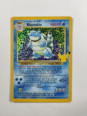 Blastoise Pokémon TCG Card Reverse Holo Rare Near Mint