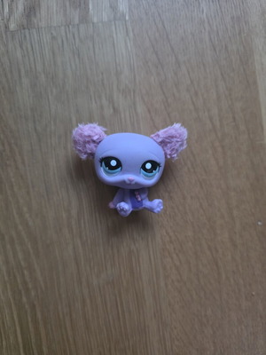 Littlest Pet Shop 2511 panda bear μεταχειρισμένο μωβ ροζ χνουδωτό