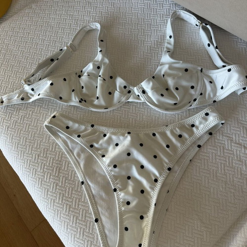 Bikini set SunsetGo! polka dot, like new, adjustable straps