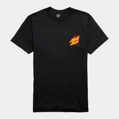 Santa Cruz Flamed Not A Dot T-shirt μαύρο, καινούργιο, μέγεθος L