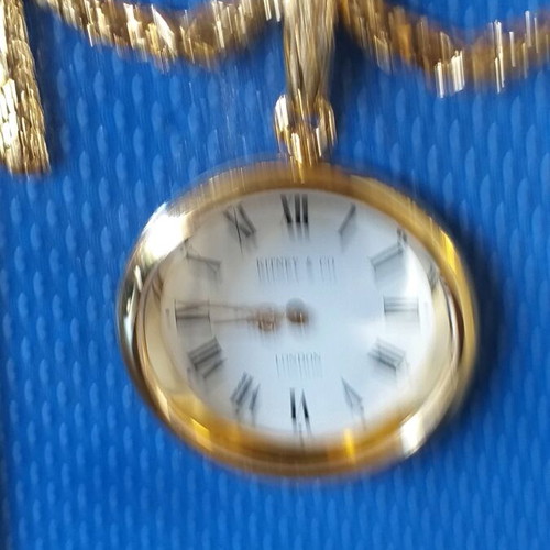 Table clock used Faberge style Kidney & Co London