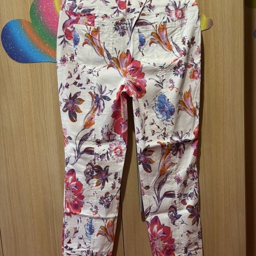 Stehmann floral pants like new, size L 40 12, multicolor