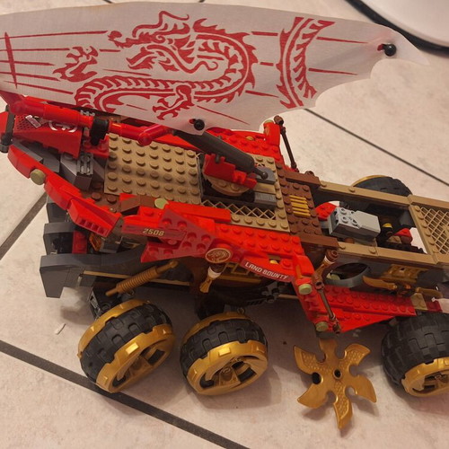 Lego Ninjago Land Bounty like new with upgrades