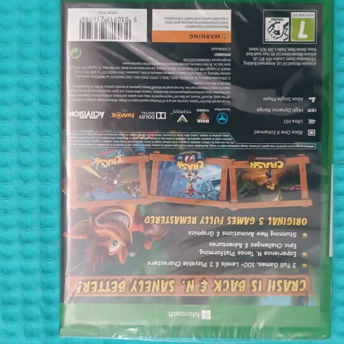 Crash Bandicoot N. Sane Trilogy Xbox One game new
