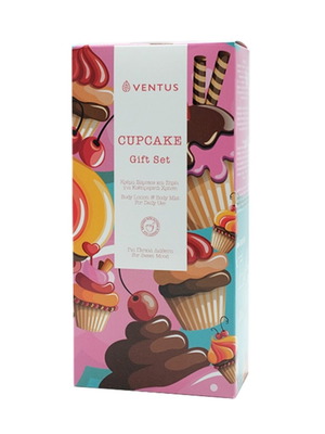 Ventus Body Lotion 250ml and Body Mist 100ml Cupcake scent new