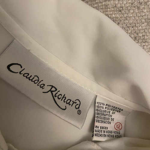 Vintage embroidered shirt white, like new, size L/XL