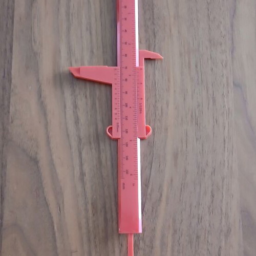 Vernier Caliper New Plastic Red 150 mm Measurement Tool