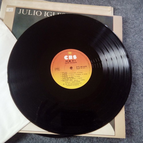 Julio Iglesias Hey! vinyl LP record used