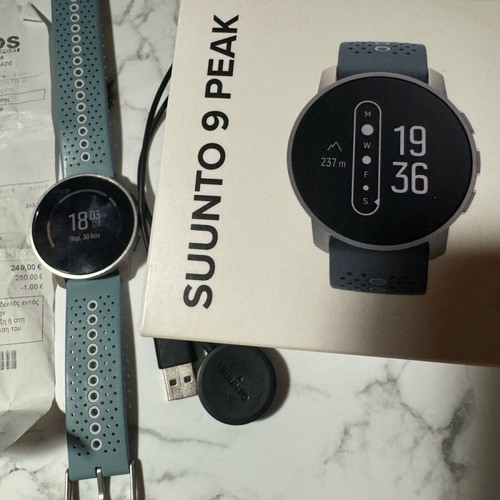 Suunto 9 Peak used with charger