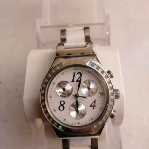 Ρολόι Swatch γυναικείο μεταχειρισμένο, άσπρο